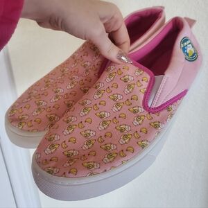 Banana Republic Pink Bananya Cat Slip On Sneaker Tennis Shoes
